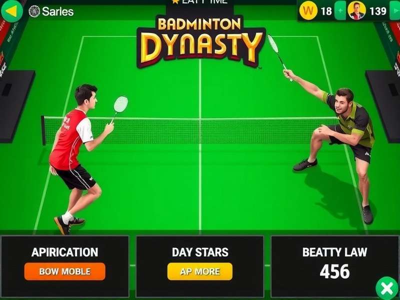 Badminton Dynasty India Game Screenshot